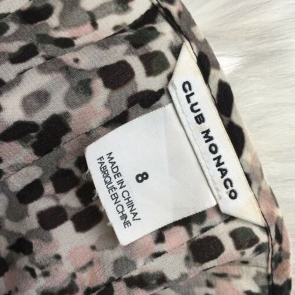 $195 Club Monaco Womens Size 8 Pink Black Gray - Picture 8 of 8